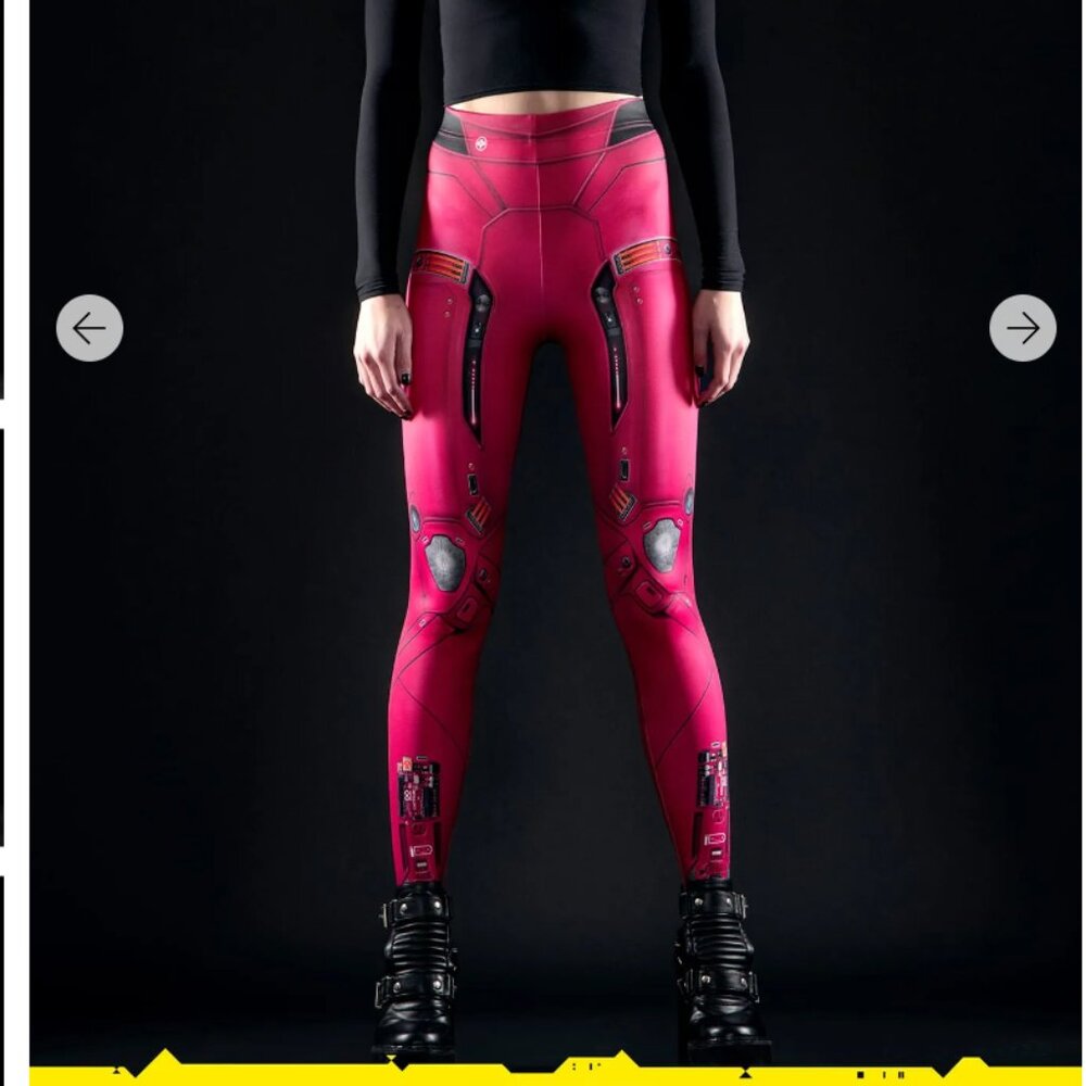 NWT BLACKMILK  CYBERPUNK 2077 CYBERNETIC HWMF LEGGINGS - LIMITED